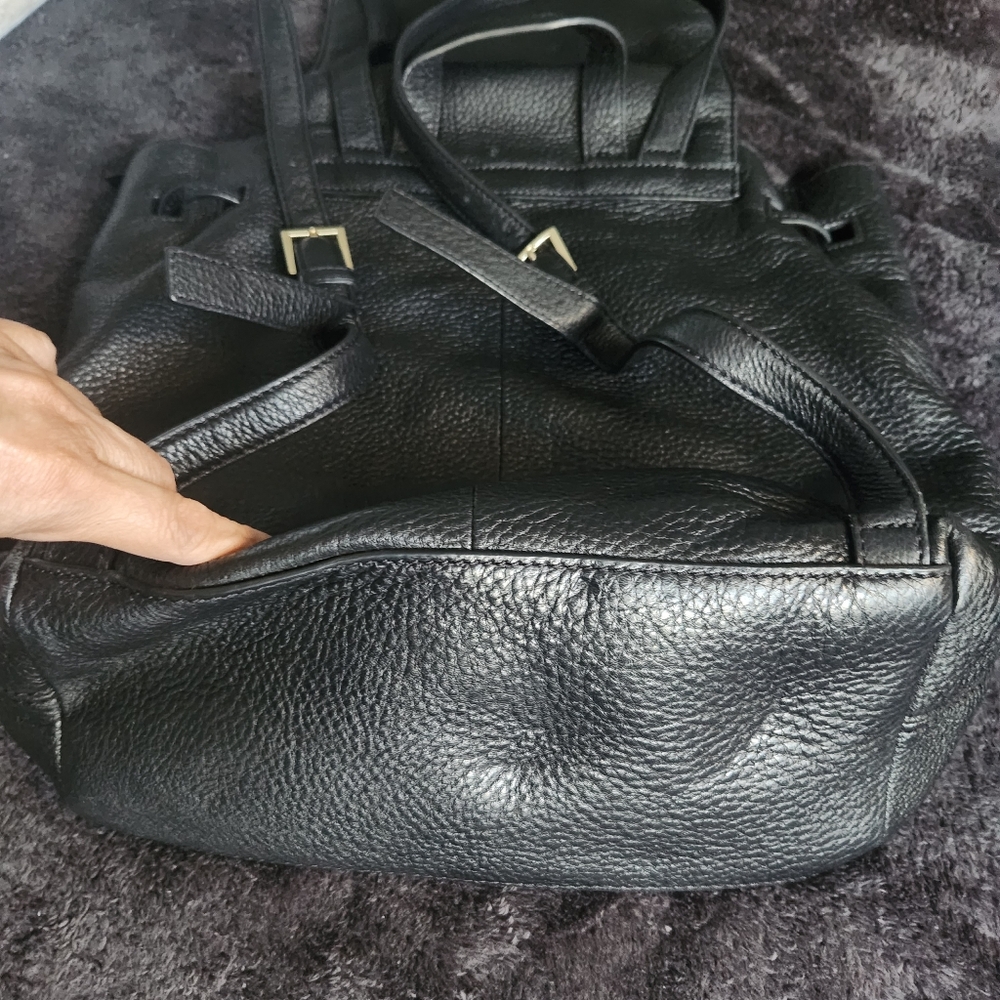 Kate Spade Black Leather Backpack - Picture 11 of 11